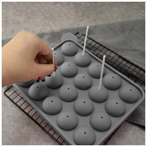 Ruhhy Silicone Lollipop 20 Cups Baking Pan 22.5x18.5x4cm