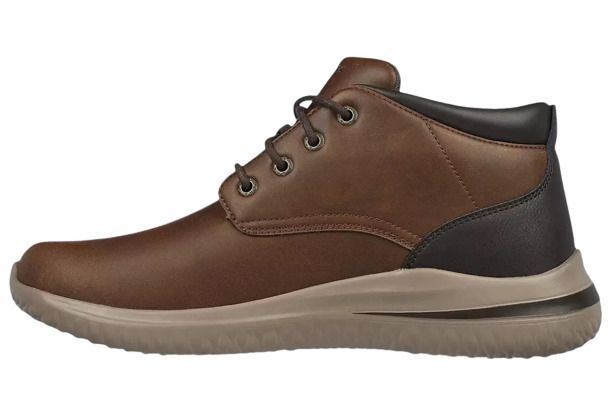 Skechers Delson 3 Piele Maro Ghete barbati Impermeabile Anatomic