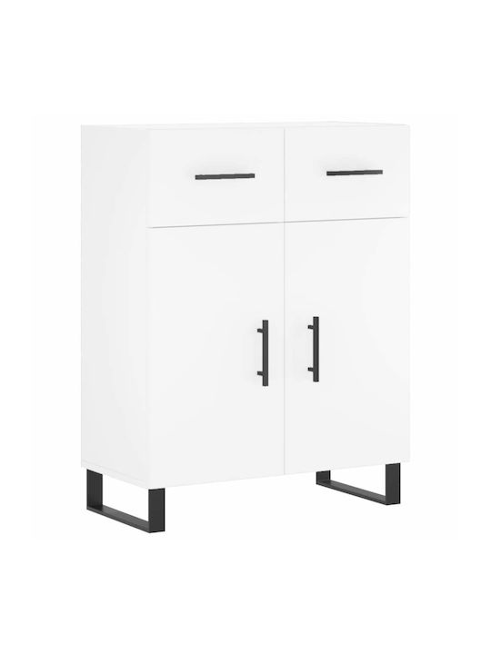 Wooden Buffet with Drawers White L69.5xW34xH90cm