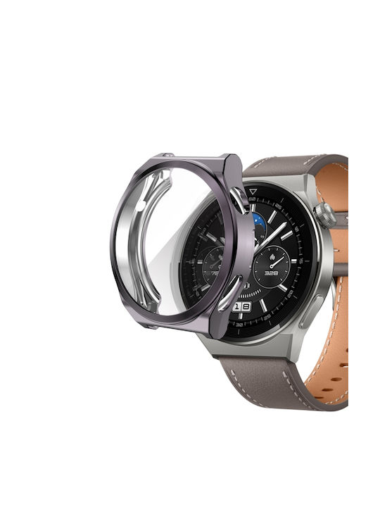 Silikonhülle in Gray Farbe für Huawei Watch GT 3 Pro 43mm