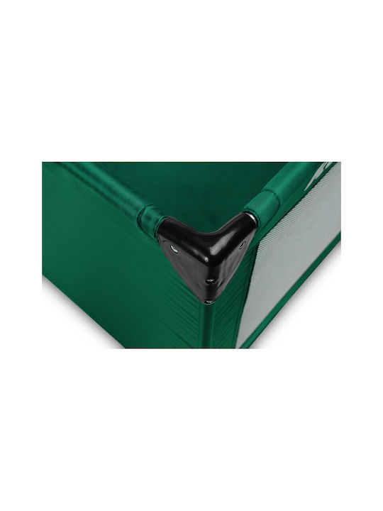 Caretero Key Παρκοκρέβατο με Στρώμα Πράσινο 60x120cm