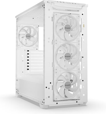 Be Quiet Shadow Base 800 FX Gaming Midi Tower Computer Case with Window Panel and RGB Lighting White