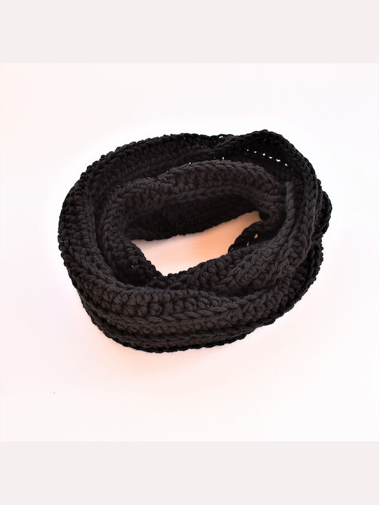 Philio Women's Knitted Neck Warmer Black