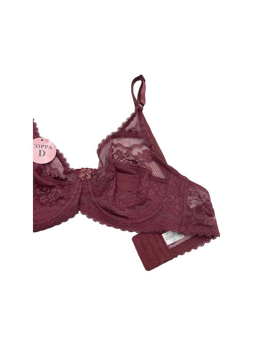 Bra Underwire Burgundy