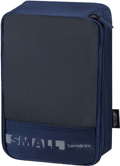 Samsonite Υφασμάτινη Θήκη Αποθήκευσης Ρούχων σε Μπλε Χρώμα 23x14x8cm 3τμχ