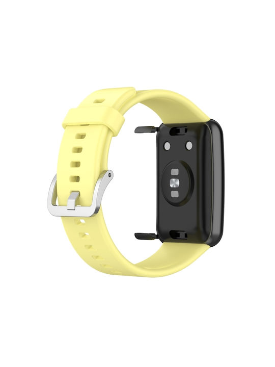 Λουράκι Σιλικόνης Κίτρινο (Huawei Watch Fit)