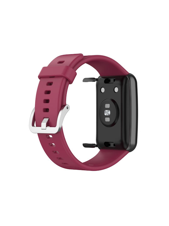 Armband Silikon Rot (Huawei Watch Fit)