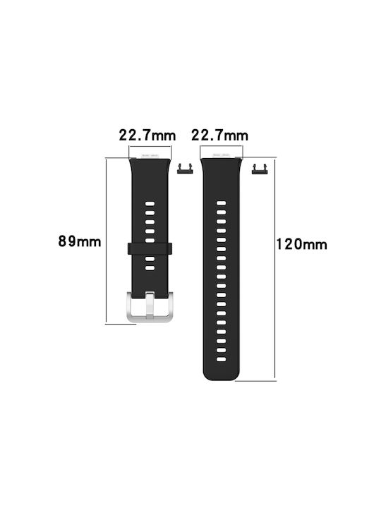 Armband Silikon Rot (Huawei Watch Fit)