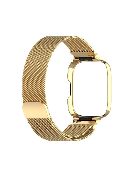 Curea Oțel inoxidabil Aur (Redmi Watch 3 Active )