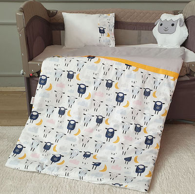 Civil Baby Crib Bedding Set Gray