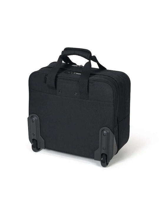 Dicota Roller Eco Top Traveller Τσάντα Laptop 16" με Ροδάκια Μαύρη