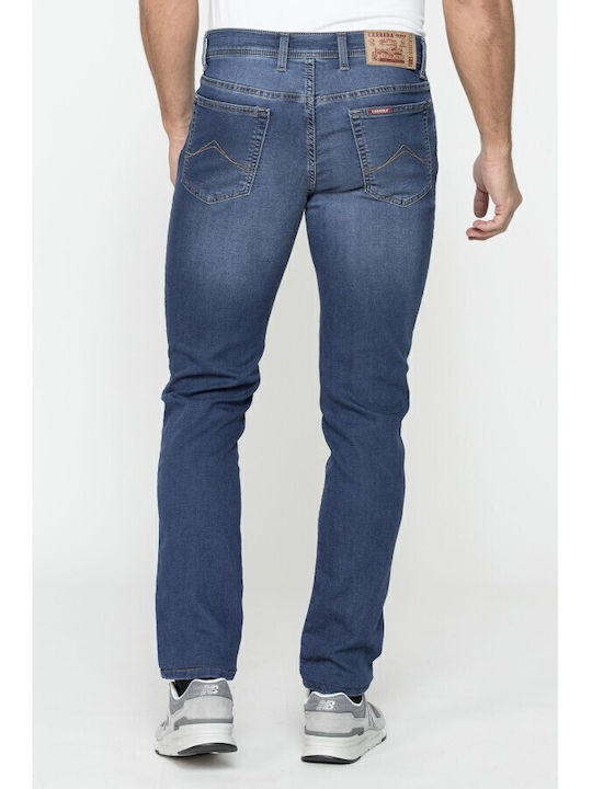 Men's Jeans Pants Elastic with Regular Fit Blue