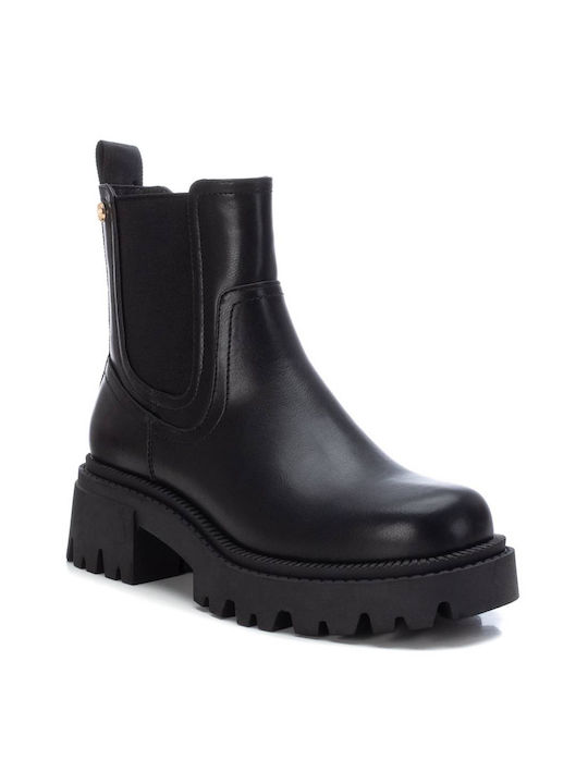 Xti Damen Chelsea Stiefeletten Schwarz