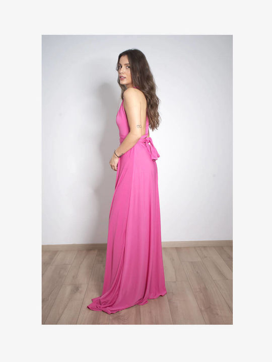 Olian Mini Evening Dress Fuchsia