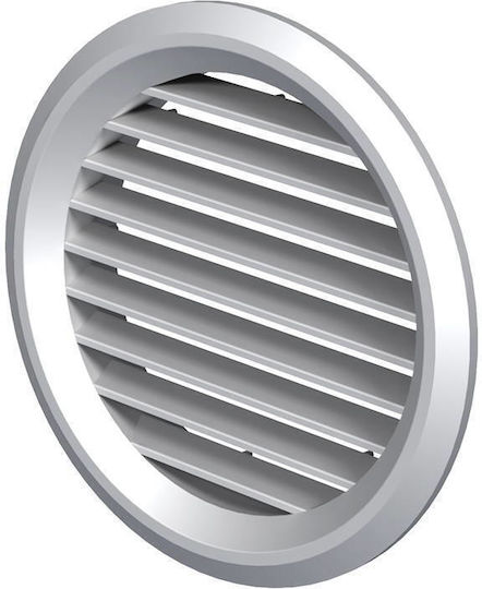 Vents Вентилационна решетка 12.5x12.5см Кръгла с мрежа