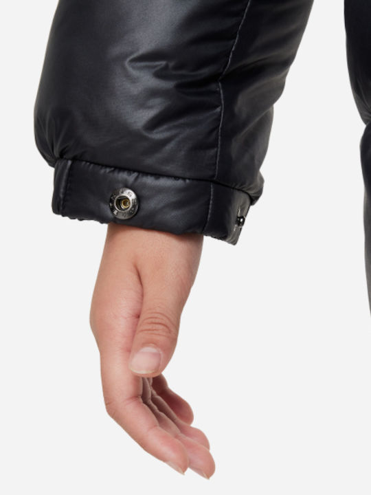 Geci Pentru Copii Sport Lung Cu Glugă Negru Sportswear