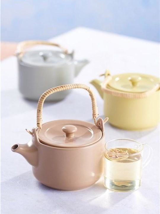 Schou Teapot Ceramics in Beige Color 1000ml