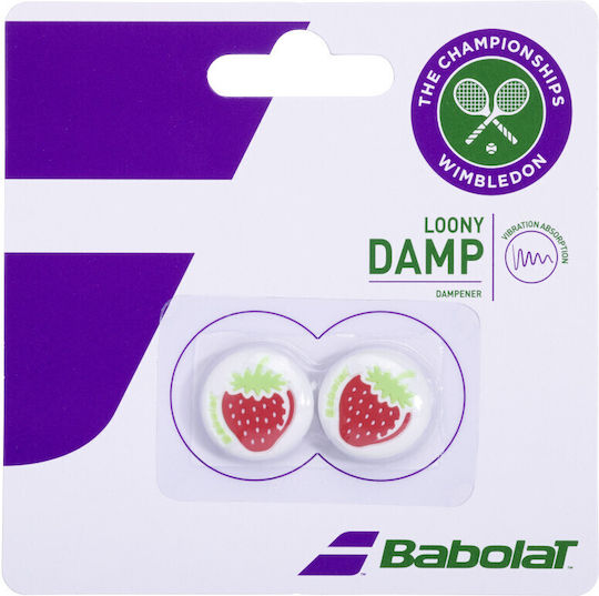 Babolat Strawberry Dampener X2 700045-134 Tennis Racket Vibration Dampener 2pcs