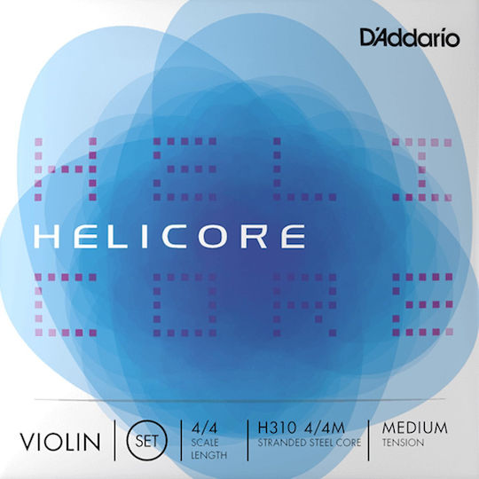 Daddario Single Steel String for Violin 4/4 / 7/8 Helicore Violin Medium Tension