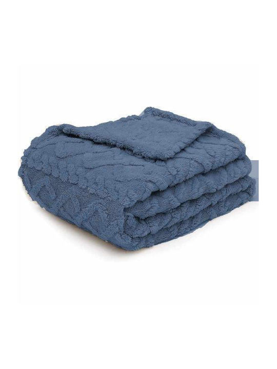 Linea Home Blanket Sherpa Fleece Single 150x200cm. Raff