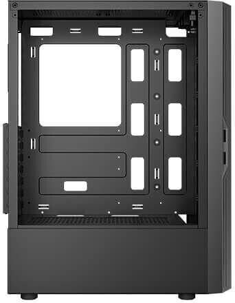 Antec AX20 Gaming Midi Tower Κουτί Υπολογιστή με Πλαϊνό Παράθυρο και RGB Φωτισμό Μαύρο