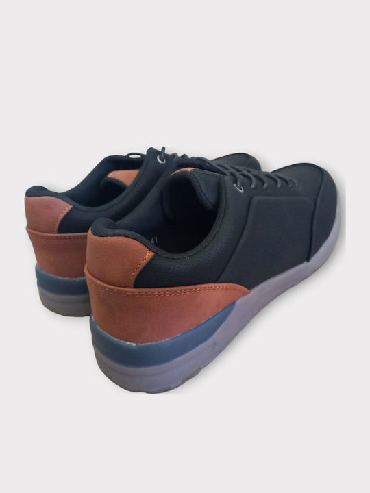 Men's Synthetic Leather Casual Shoes Black