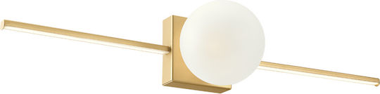 Luma Modern Lamp Wall with Socket G9 Gold 90x16cm