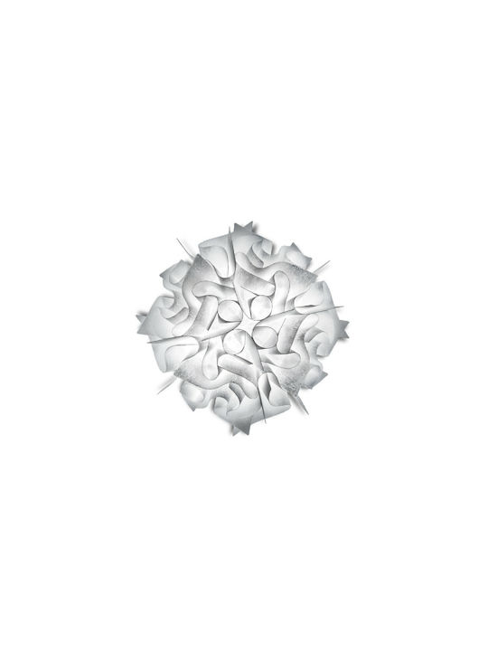 Slamp Veli Medium Ceiling Mount Light 53cm Gray with Socket E27