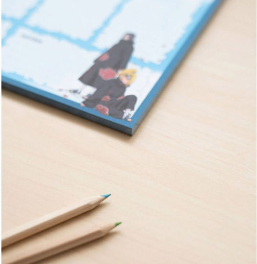 Grupo Erik Naruto Anime Collection Weekly Planner Blue 21x29cm