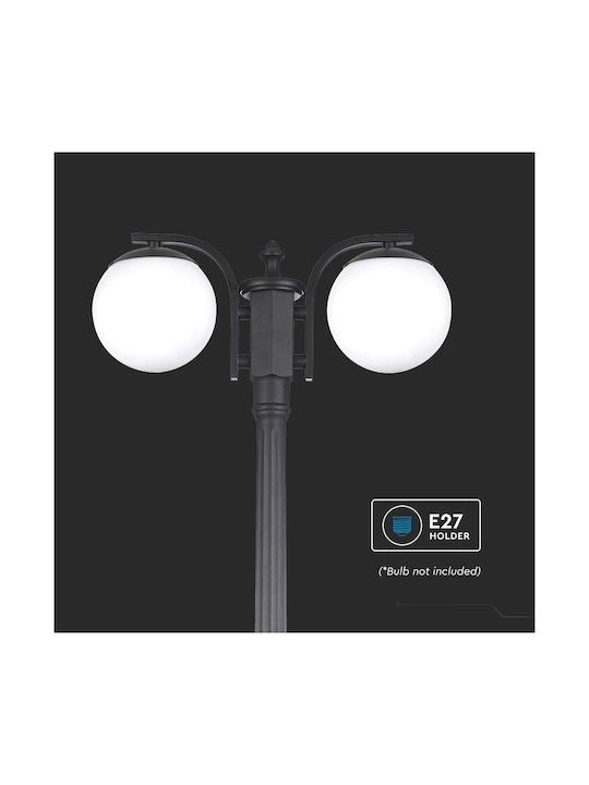 V-TAC Außenstehlampe 60W IP44 Für E27 Fassung Schwarz