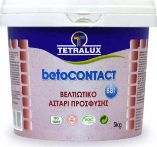 Tetralux Betocontact Red Wild Βελτιωτικό Αστάρι Πρόσφυσης Κατάλληλο για Δομικά Υλικά 5kg