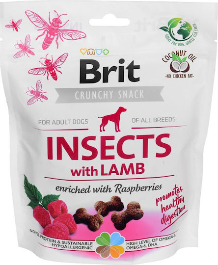 Brit Care Dog Insects Λιχουδιά Σκύλου με Αρνί 200gr