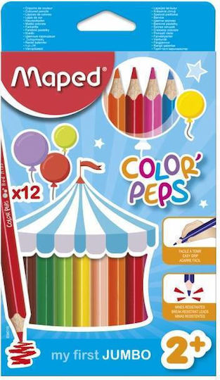 Maped Color'Peps Maxi Maxi Coloured Pencils Set 12pcs