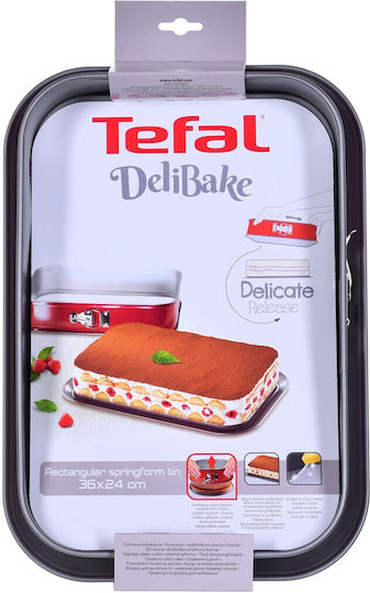 Tefal DeliBake Backform Torte Aluminium 36x24cm 1cm
