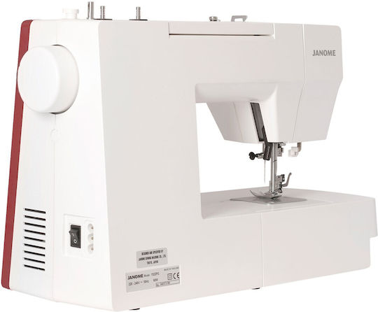 Janome Mașină De Cusut Pentru Divertisment La Domiciliu 1522 Roșie