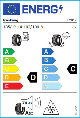 Nankang 185R14 102/100N Winter Tire Car