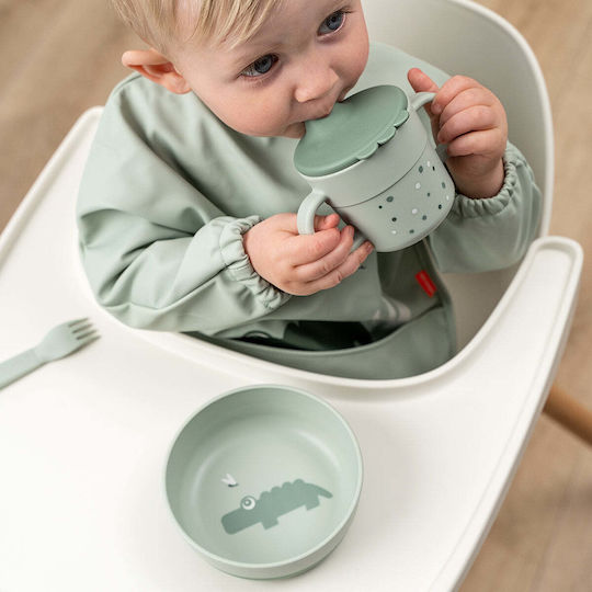 Done by Deer Happy Dots Educational Sippy Cup Plastic with Handles Green for 0m+m+ 215ml