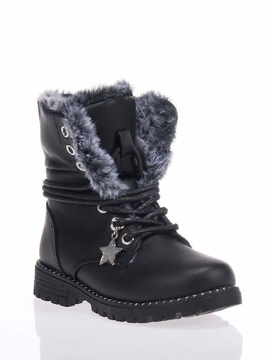 Mayoral Biker Booties Black