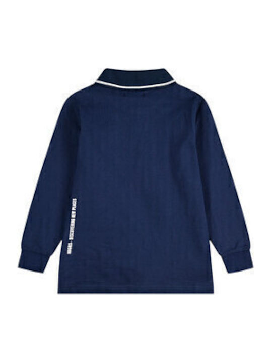 Kids' Polo Long Sleeve Blue