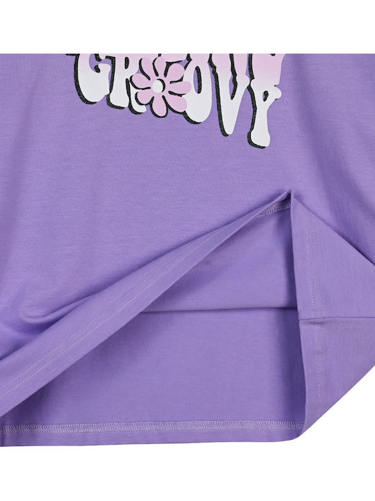 Kids' Shirt Long Sleeve Purple