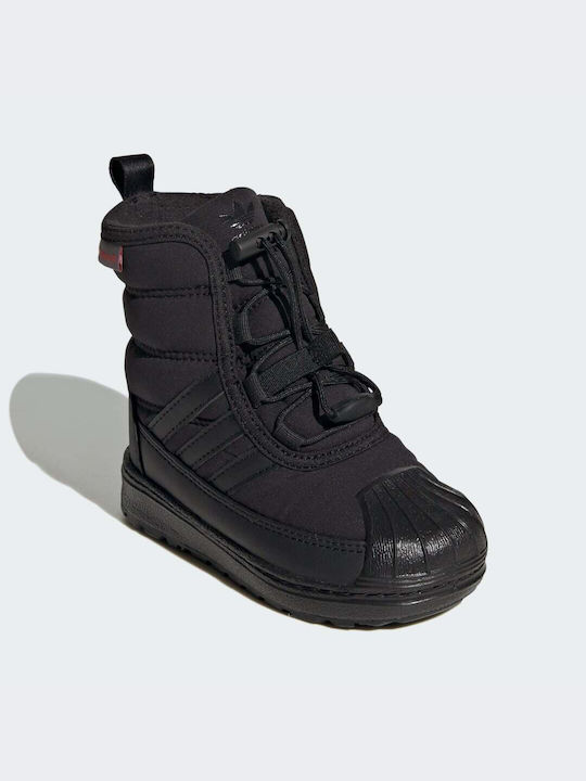 Superstar 360 Kinderstiefel Schwarze