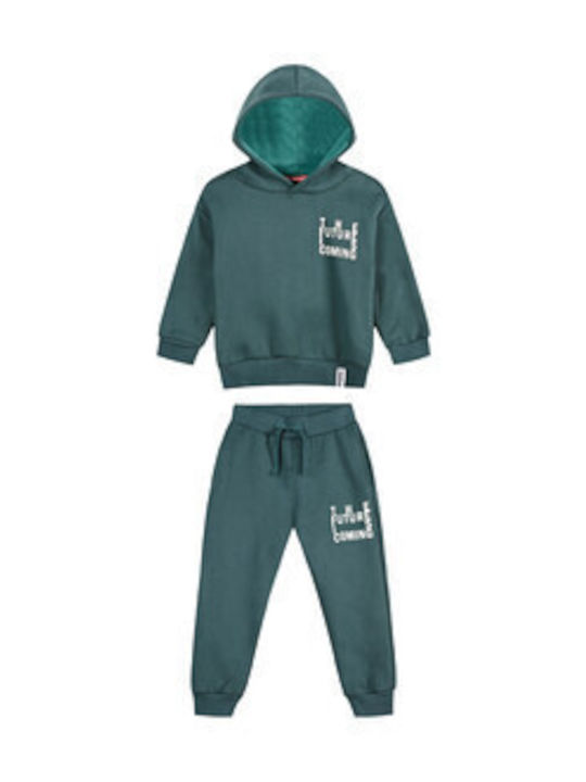 Energiers Kids Sweatpants Set Green 2pcs