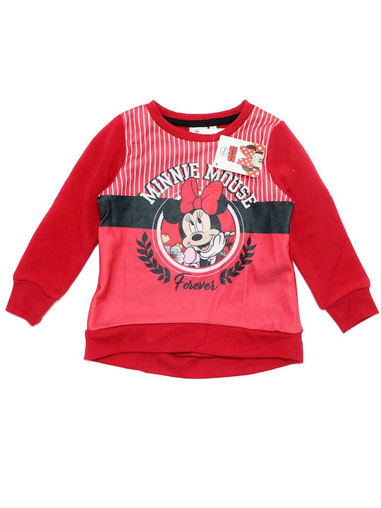 Disney Kids Sweatpants Set Red 2pcs Minnie Mouse