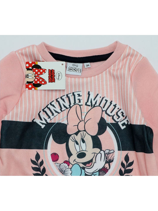 Детски Комплект Анцуг Розови 2 броя Minnie Mouse