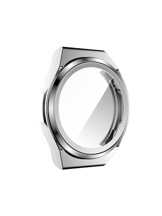 Schutz Silikonhülle in Silber Farbe für Huawei Watch GT Läufer