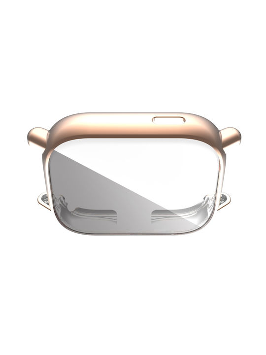 Carcasă de Silicon în culoarea Rose Gold pentru Amazfit GTS 2