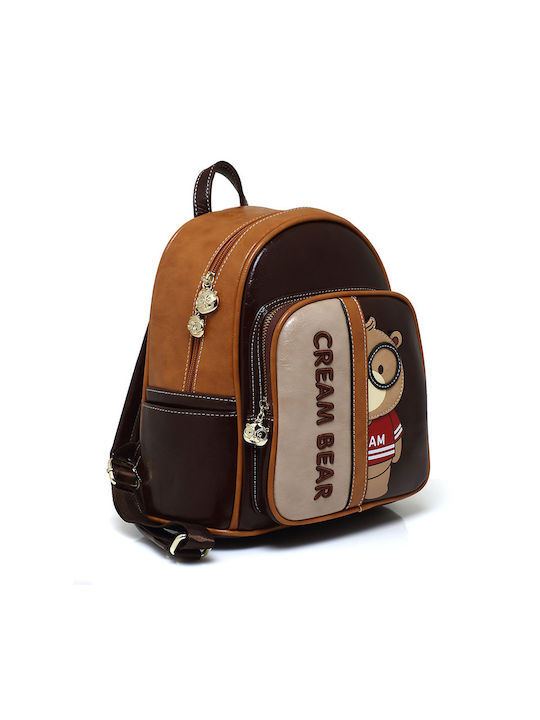 CreamBear Women's Bag Backpack Brown