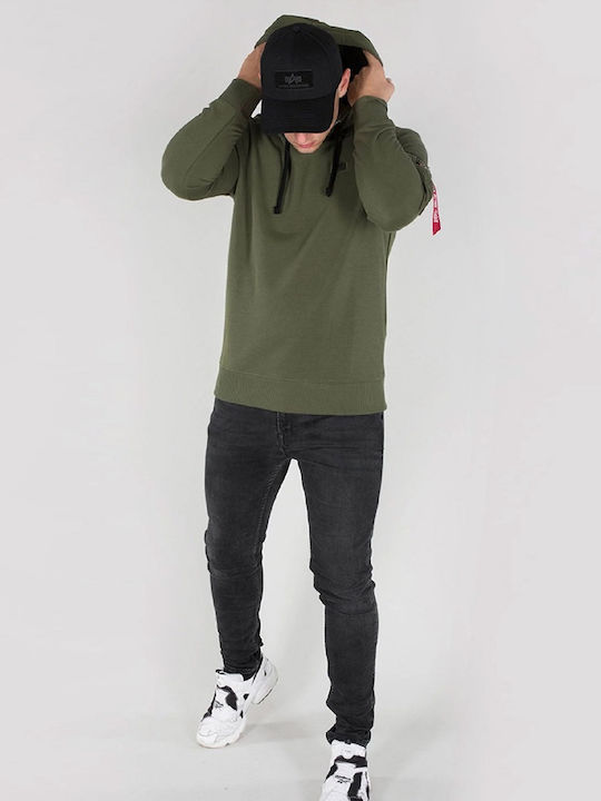 Sweatshirt with Hood Khaki