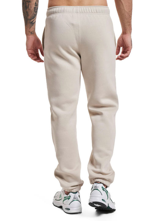 Champion Men's Sweatpants with Rubber Beige