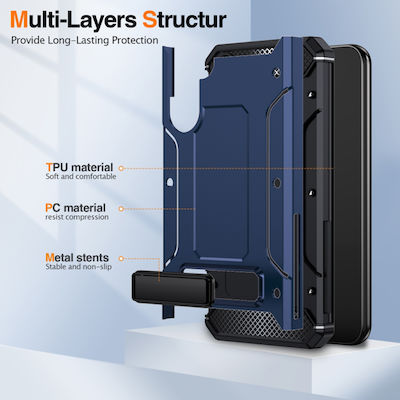 Techsuit Techsuit Hybrid Back Cover Ανθεκτική Μπλε (Galaxy A54)